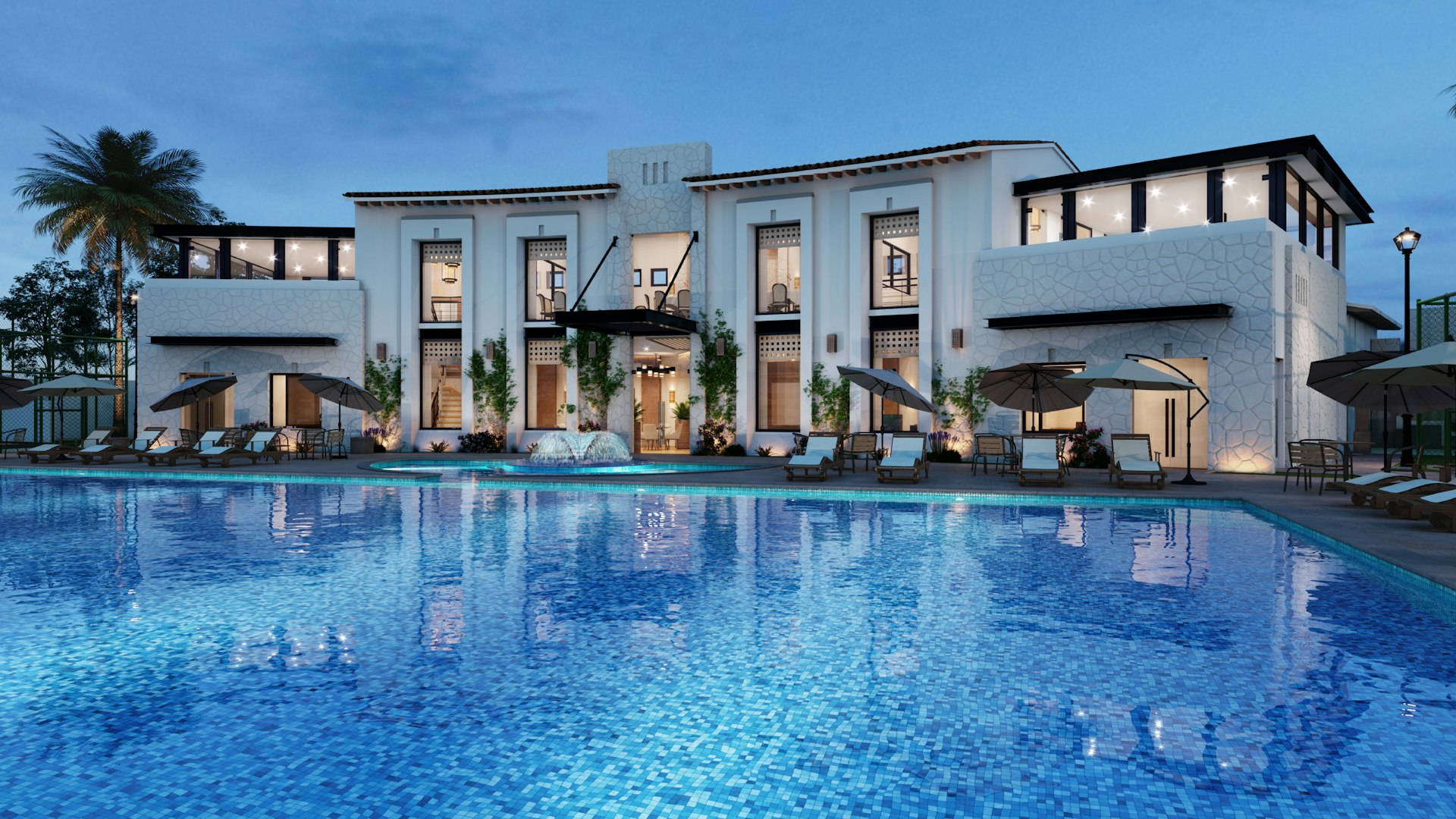 Lycia Pools — Lüks otel havuzu